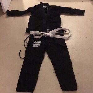 Men's Black Martial Arts Gi 100% Cotton